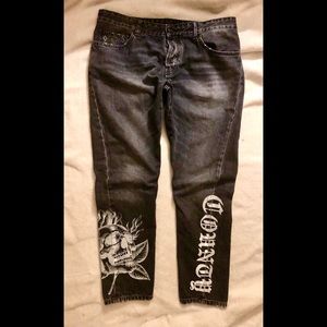 Marcelo Burlon County Jeans in Black,  (Size 34)